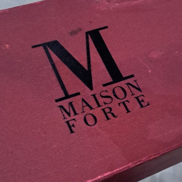 Maison Forte Cognac Leather Basket Weave Sides Dress Shoes Shoe Trees Box 13M main image 14